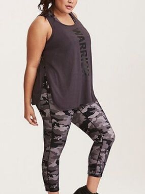 Torrid Active Warrior Keyhole Back Tank Top